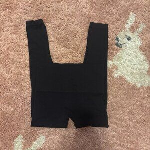 Spanx Look at Me Now Seamless Leggings Black Size Medium M Shapewear 25" Inseam